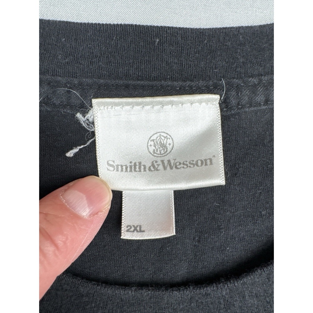 Vintage Smith & Wesson Burglar Alarm Revolver Pistol The Best T Shirt 2XL XXL - Picture 10 of 11